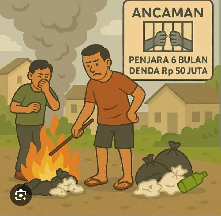Bakar Sampah Berpotensi Kena Sanksi dan Denda, Warga Diminta Patuhi Aturan