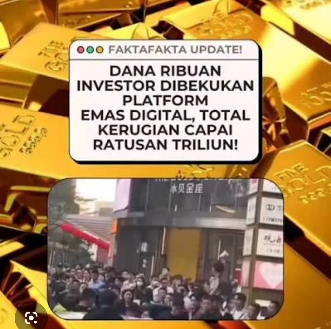 GEMPAR! Platform Emas Digital China Guncang Dunia, Dana Investor Triliunan Yuan Terancam Hilang